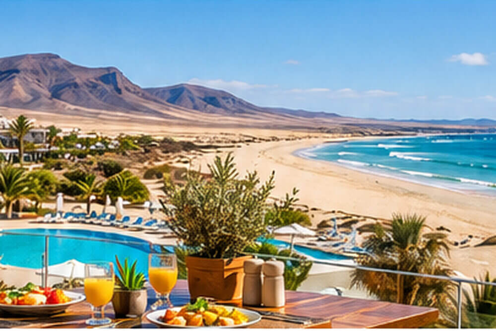 Basen i taras wypoczynkowy w hotelu nad oceanem
