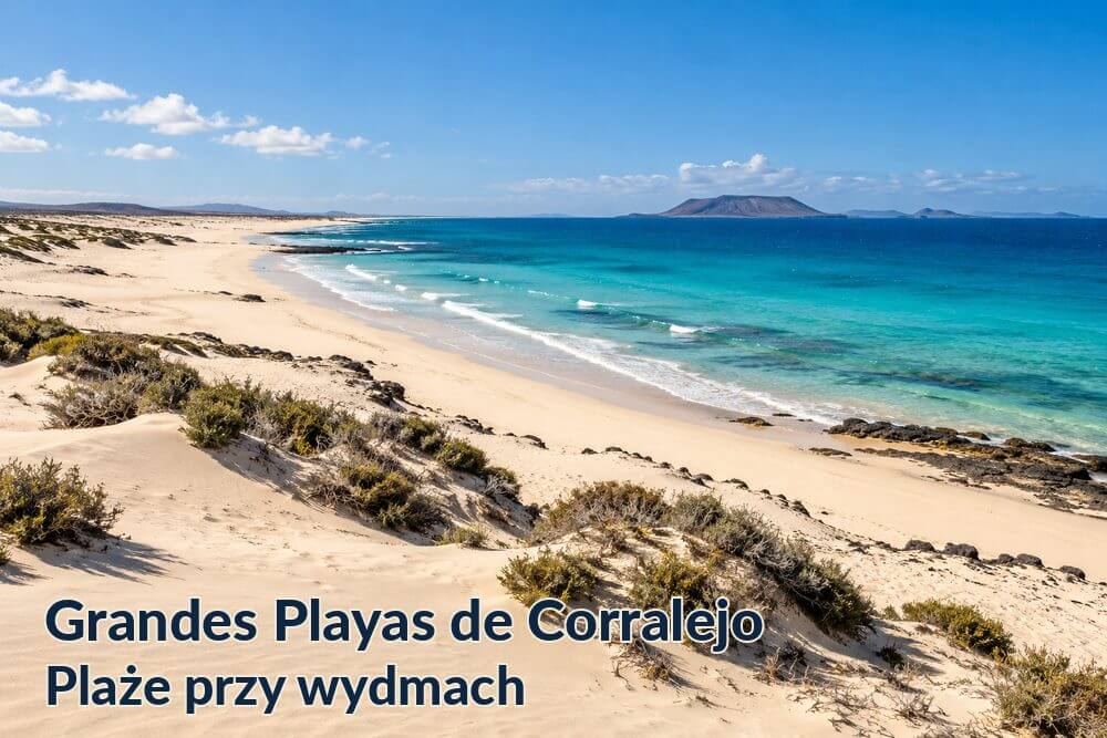 Grandes Playas de Corralejo – plaże przy wydmach